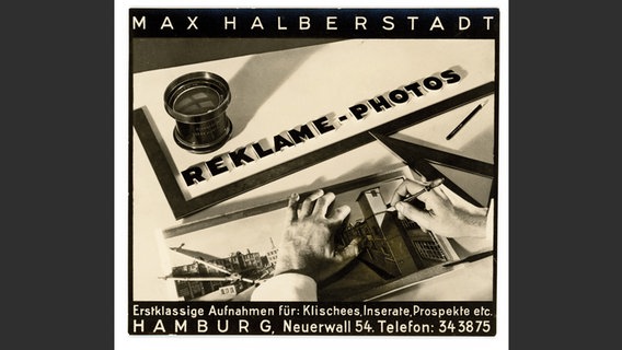 Foto aus dem Bildband "Max Halberstadt. Der Fotograf": Eine Vorlage für Werbeanzeigen © Hirmer Verlag 