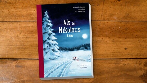 Buch"cover von "Als der Nikolaus kam" von Erich Kästner. Buch"cover von "Als der Nikolaus kam" von Erich Kästner. © Atrium Verlag