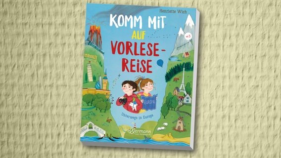 Cover des Kinderbuchs "Komm mit auf Vorlesereise. Unterwegs in Europa" von Henriette Wich © ellermann 