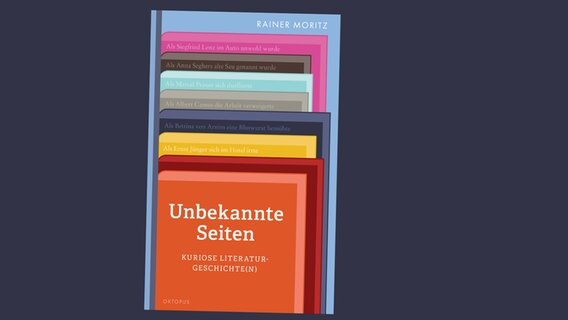Rainer Moritz: "Unbekannte Seiten: Kuriose Literaturgeschichte(n)" (Cover) © Kampa 