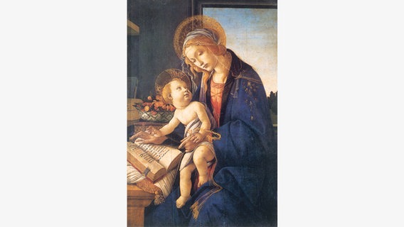 Sandro Botticelli: Madonna mit dem Buch, 1483 © Poldi Pezzoli, Mailand / Hatje Cantz Verlag 