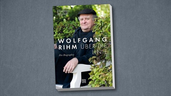 Eleonore Büning: "Wolfgang Rihm - Über die Linie" Cover des Sachbuches © Benevento 