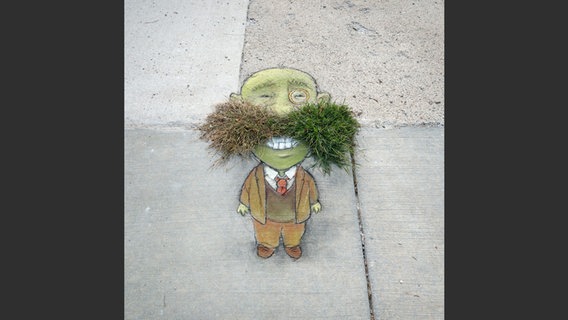 Abbildung aus dem Buch "Street Art" von David Zinn © David Zinn 