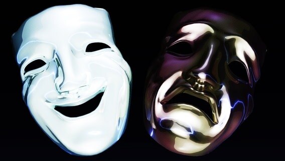 Theatermasken © picture alliance / Zoonar | Knut Niehus 