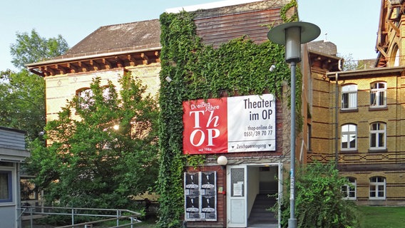 Der Eingang zum Theater im OP in Göttingen. © Theater im OP 