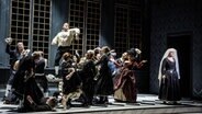 Szene aus einer Inszenierung von "Die Hochzeit des Figaro" in der Staatsoper Hannover © Sandra Then 