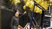 der Technische Direktor Günter Riebl hinter der Bühne der Oldenburger Staatstheaters © NDR.de Foto: Helgard Füchsel