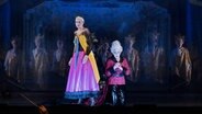 Szene aus der Oper Xerxes am Theater Flensburg. © Theater Flensburg 