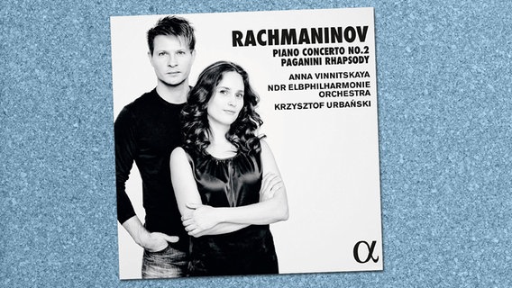 CD-Cover: Anna Vinnitskaya - Rachmaninov: Piano Concerto No. 2/Paganini Rhapsody © Alpha 