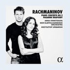 CD-Cover: Anna Vinnitskaya - Rachmaninov: Piano Concerto No. 2/Paganini Rhapsody © Alpha 