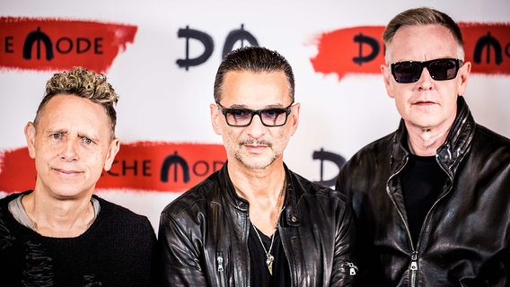 Mitglieder der Band Depeche Mode © Mondadori Portfolio/dpa | Francesco Castaldo Foto: Francesco Castaldo