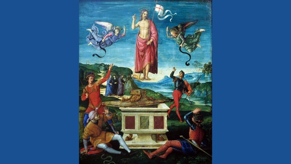 Raffael: Auferstehung Christi, um 1499. Öl auf Holz © picture alliance/akg-images 