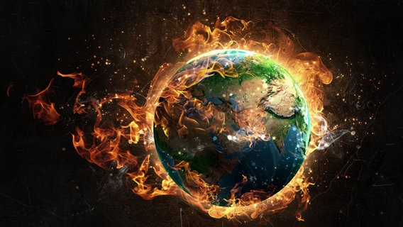 Die Erde steht in Flammen © picture alliance / Sergey Nivens/Shotshop Foto: Sergey Nivens