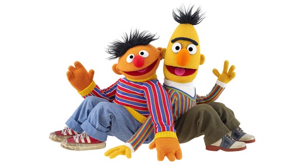 Ernie und Bert von der Sesamstraße zum 50. Geburtstag der Sendung © Sesame Workshop NDR 