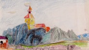 Ein Bild des Bauhaus-Künstlers Lyonel Feininger, das Usedom zeigt. © picture alliance / dpa | Zentralbild 