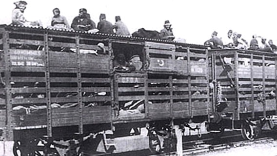 Züge mit Armeniern © NDR / Lepsius-Archiv 