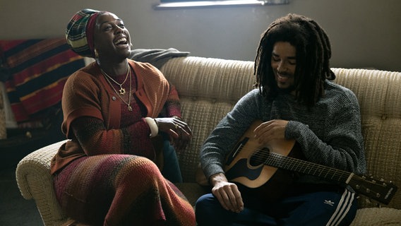 Szene aus "Bob Marley: One Love" © picture alliance/dpa/Paramount Pictures Germany Foto: Chiabella James