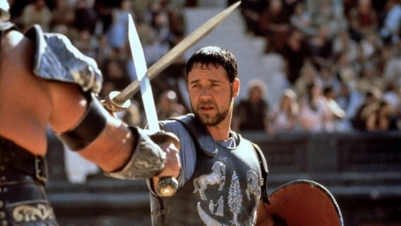 Filmszene aus "Gladiator" mit Russell Crowe von Ridley Scott © Imago United Archives 