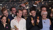Die Siegerinnen und Sieger des Deutschen Filmpreises im Berlinale Palast 2023 © Foto: Hannes P. Albert/dpa +++ dpa-Bildfunk +++ Foto: Hannes P. Albert