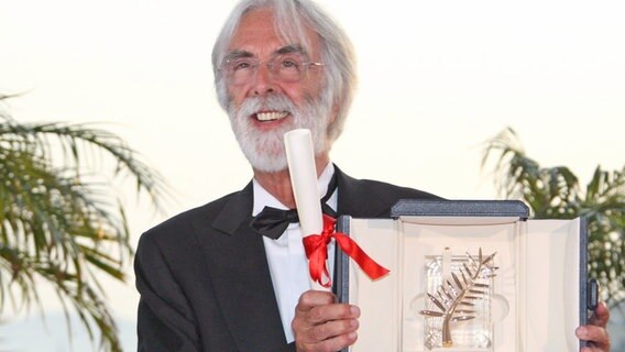 Michael Haneke turns 80 - and here he is with the 2009 Palme d'Or for his movie 