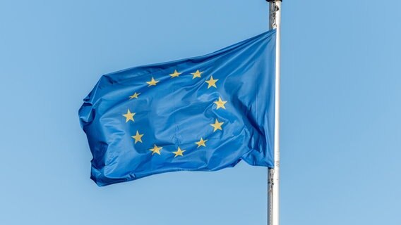 Die Flagge der Europäischen Union © picture alliance / Zoonar Foto: Christian Decout