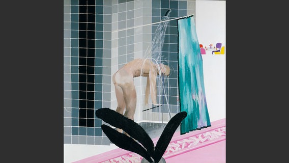 David Hockney, Man in Shower in Beverly Hills, 1964 © David Hockney Foto: Tate