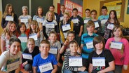 Klasse 6b der "Regionalen Schule Klütz" © NDR Foto: Lena-Maria Reers