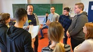 Gemeinschaftsschule Auenland, Klasse 10 © NDR Foto: Anthrin Warnking