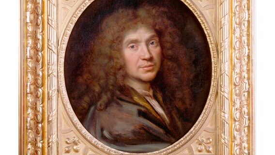 Ein gemaltes Portrait von Molière. © picture alliance / akg-images Foto: Mignard