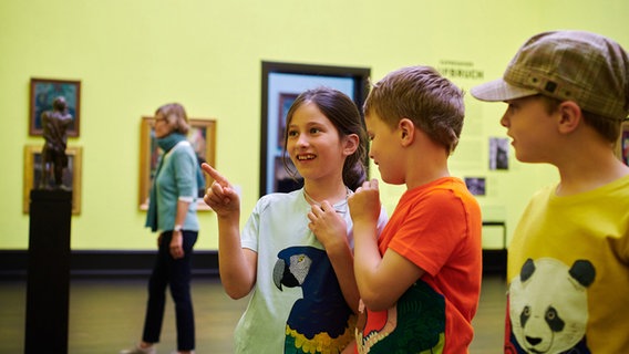 Children at Kunsthalle Bremen © Kunsthalle Bremen 