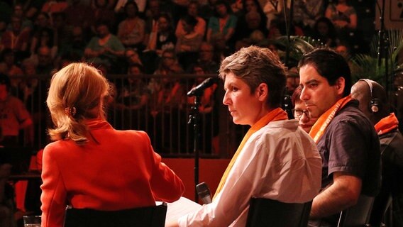 Podiumsdiskussion beim 36. Deutschen Evangelischen Kirchentag © Deutscher Evangelischer Kirchentag 