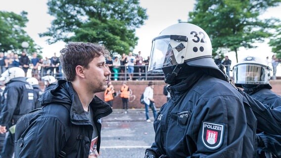 Welcome to Hell-Demonstration zum G20-Gipfel in Hamburg, Juli 2017 © Daniel Nide Foto: Daniel Nide