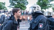 Welcome to Hell-Demonstration zum G20-Gipfel in Hamburg, Juli 2017 © Daniel Nide Foto: Daniel Nide