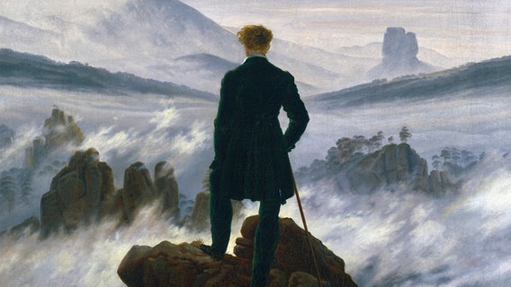 Caspar David Friedrichs "Wanderer über dem Nebelmeer" © picture alliance / Heritage-Images 