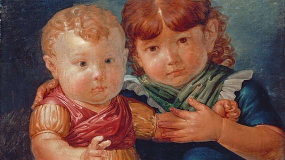 Bildnis der Kinder des Künstlers, Otto Sigismund und Maria Dorothea, 1808/09 (Ausschnitt) © picture-alliance/akg-images 