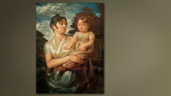 Ehefrau und Sohn des Künstlers, 1807 © picture-alliance/akg-images 