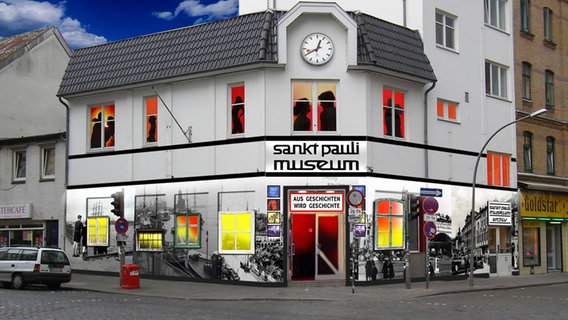 Außenansicht des künftigen Sankt Pauli Museums. © Sankt Pauli Museum / Günter Zint 