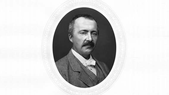 Porträt von Heinrich Schliemann © picture alliance / united archives | 91020 