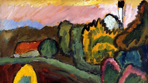 Gemälde, Öl auf Malkarton, Originalgröße: 33 x 44,8 cm. © Sammlung Ströher, Darmstadt 