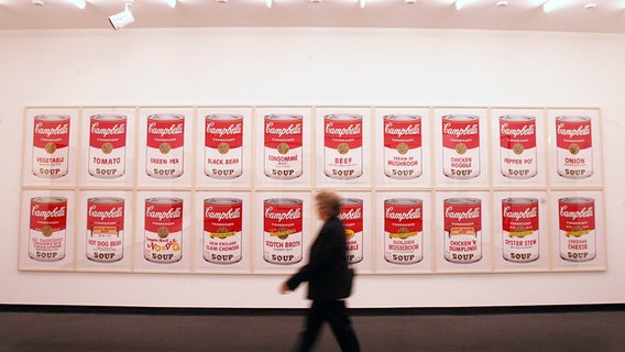 Bilder von Andy Warhol in der Hamburger Kunsthalle © dpa picture-alliance Foto: Maurizio Gambarini