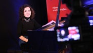 Lilit Grigoryan am Klavier im NDR Kultur Studio © NDR.de Foto: Claudius Hinzmann