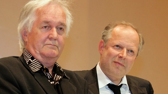 Henning Mankell (links) und Axel Milberg © picture alliance / ASSOCIATED PRESS Foto: Fabian Bimmer