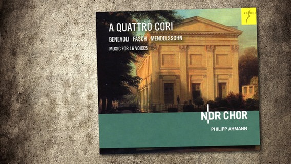 CD-Cover: NDR Chor - A Quattro Cori © Es Dur 