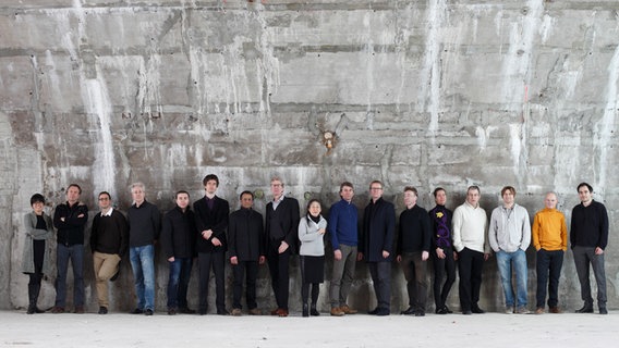 Gruppenbild: Das Ensemble Modern aus Frankfurt © Kathrin Schilling 