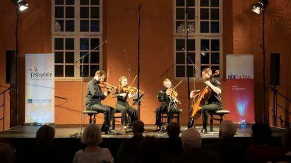 Das Armida Quartett war Gastgeber beim Festspielherbst Rügen 2021 © NDR / Christiane Irrgang 