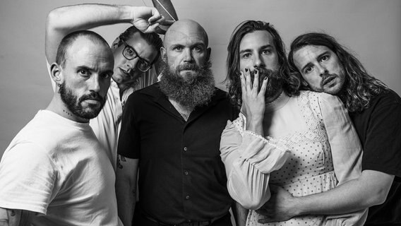 Idles treten beim Hurricane Festival 2022 in Scheeßel auf.  