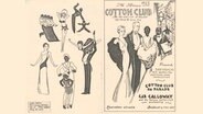 Ein Programm-Flyer des Cotton Club in Harlem, New York von 1925. © picture alliance / Heritage Images 