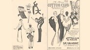 Ein Programm-Flyer des Cotton Club in Harlem, New York von 1925. © picture alliance / Heritage Images 