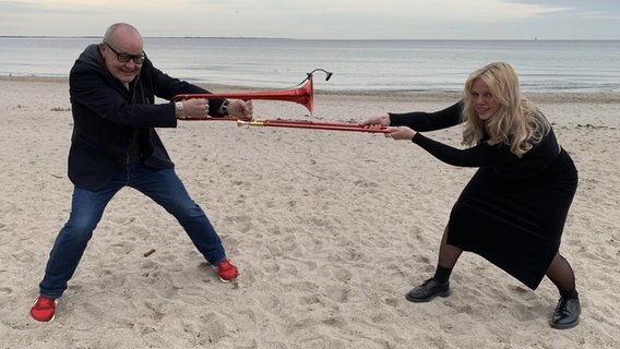 Nils Landgren und Ella Burkhardt Nils Landgren und Ella Burkhardt © JazzBaltica