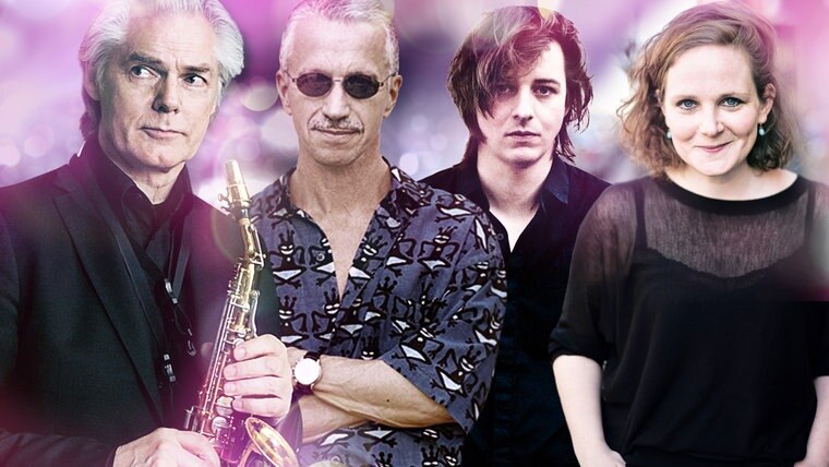 Jan Gabarek, Keith Jarrett, Michael Wollny, Eva Klesse (Montage) © ECN Records, ACT Fotograf: Paolo Soriani, Jimmy Katz, JoergSteinmetz, Sally_Lazic